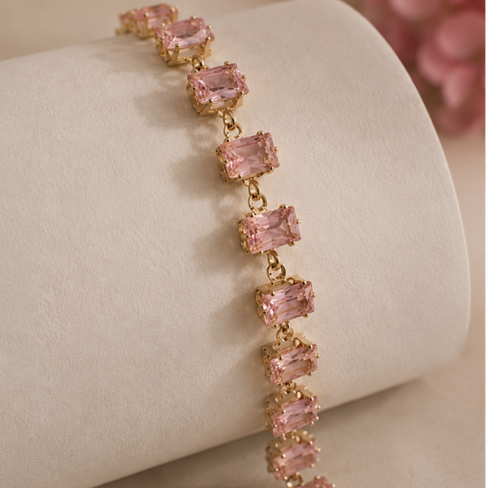 Pink Tennis Bracelet - Image 5