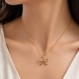Bow Pendant Necklace