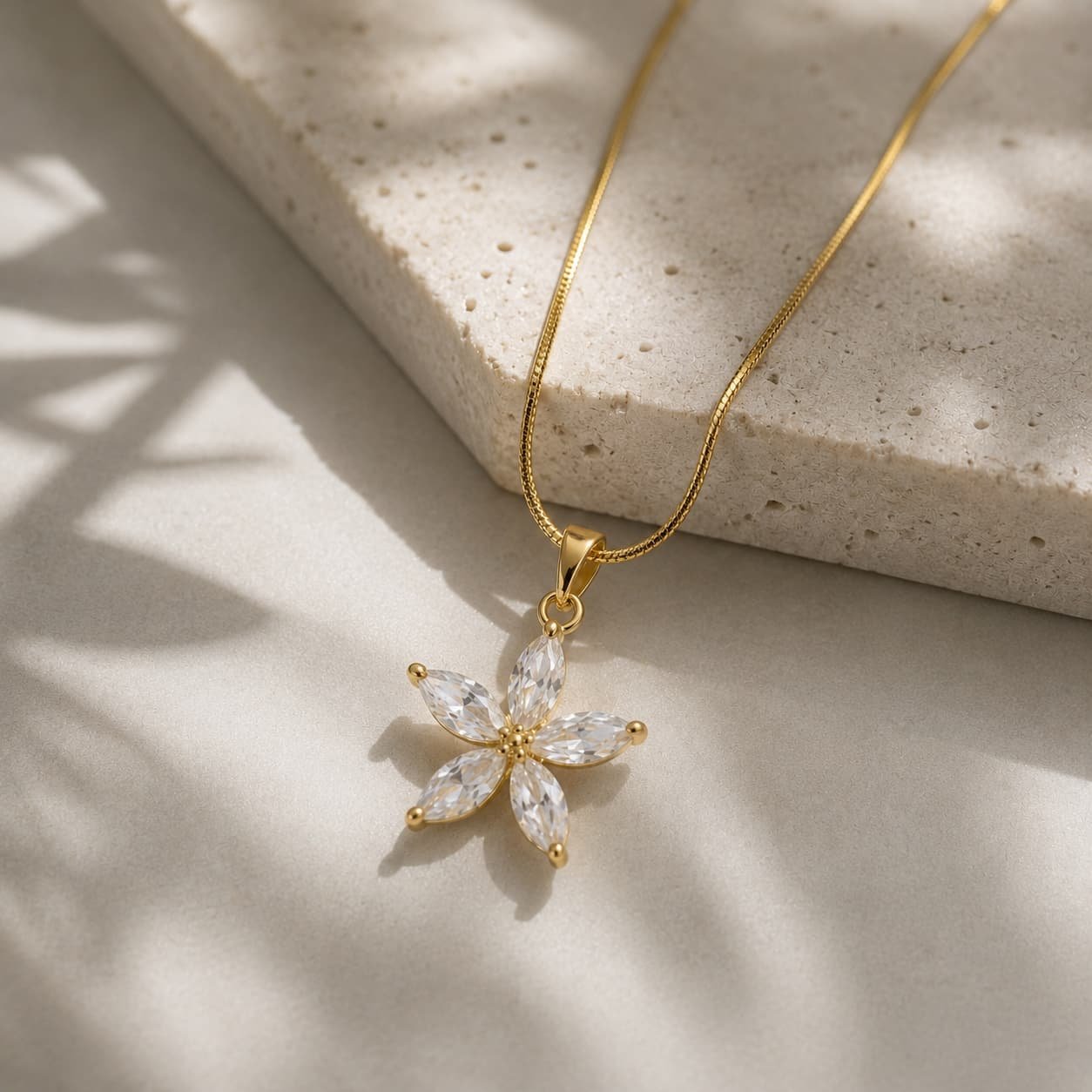 Floral Pendant Necklace