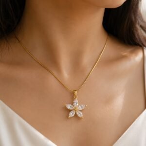 Floral Pendant Necklace