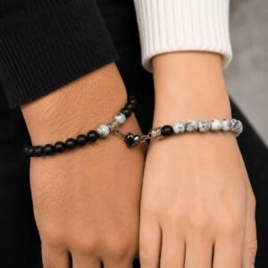Magnetic Heart Couples Bracelet