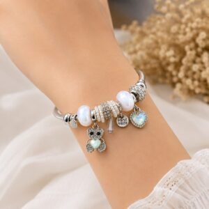 White Opal Bracelet
