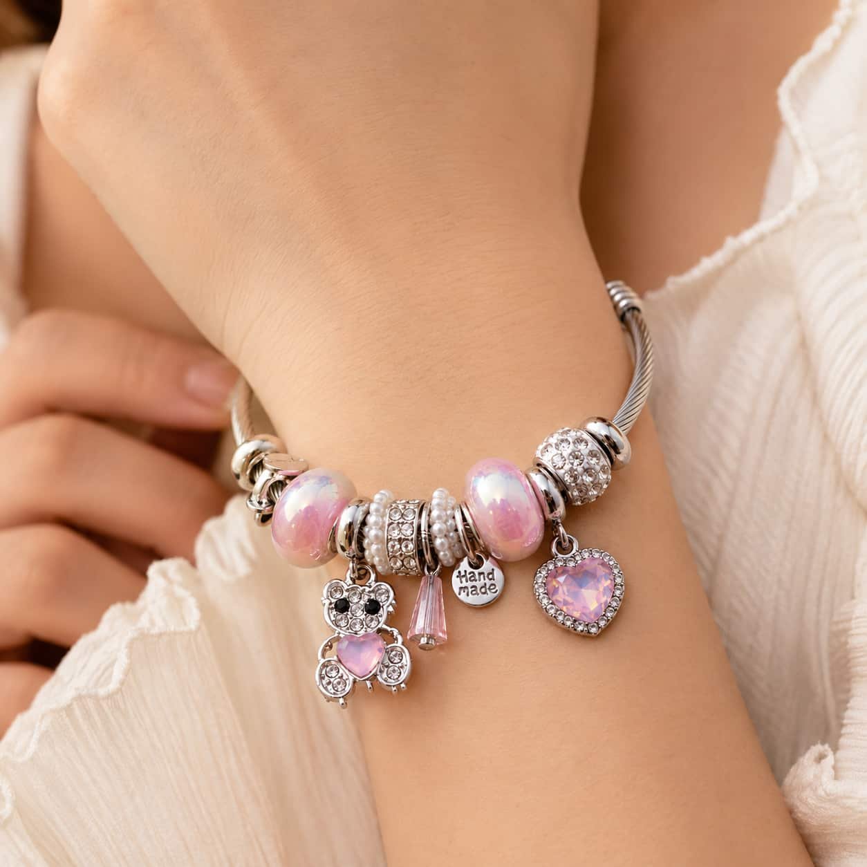 Pink Opal Bracelet